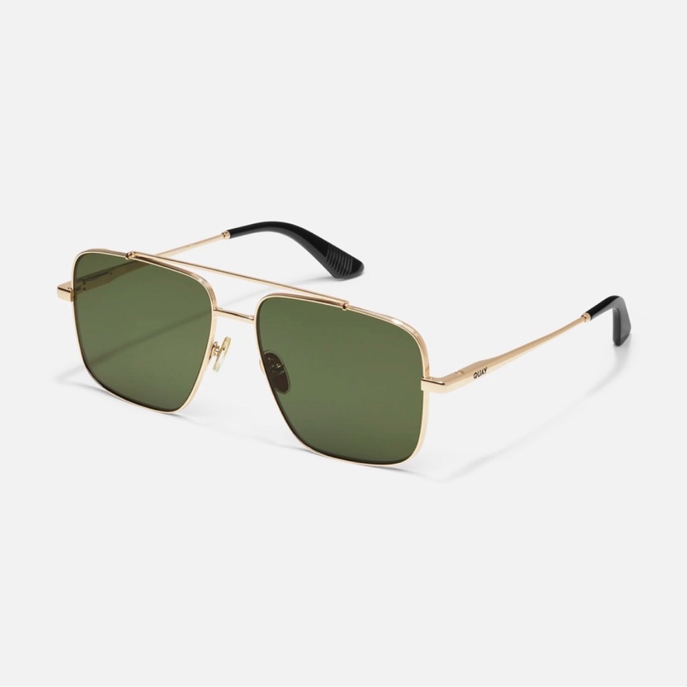 Quay Australia Level-Out Gold Frame Sunglasses